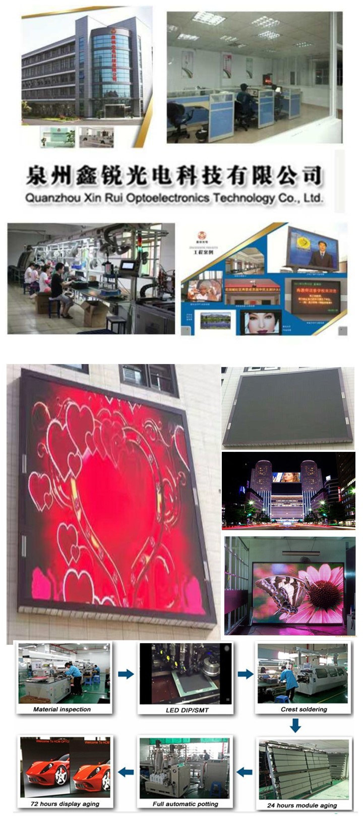 Indoor P4 SMD Full Color LED Screen Module Advertising Display