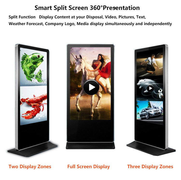 55 Inch TFT Stand Indoor Digital Signage Display