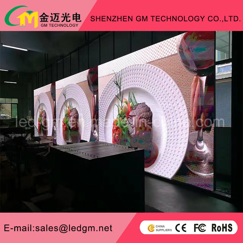 Indoor P3.91 Die-Casting Aluminum Cabinet LED Video Wall for Rental