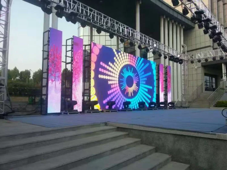 High Contrast Custom Rental P3.91 P4.81 500*500 mm Outdoor LED Video Wall