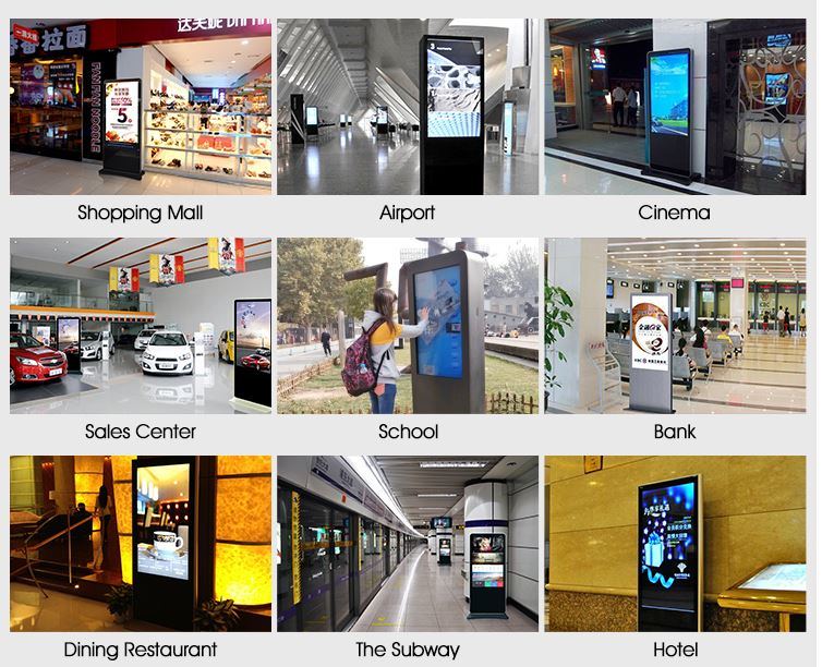 55 Inch Outdoor Infrared Touch Screen Interactive Digital Signage