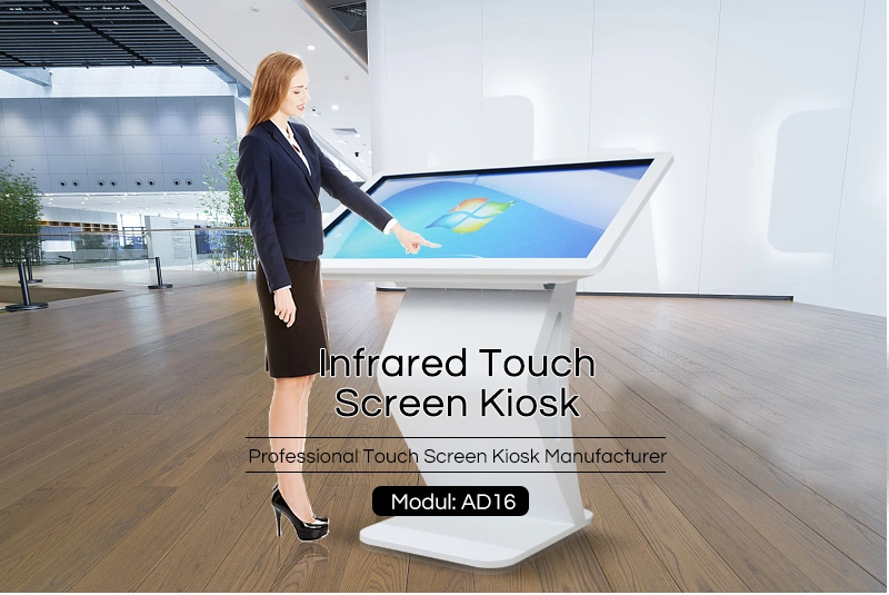 55inch Horizontal Windows Android OS Touch Screen Kiosk LCD Display Information Advertising Kiosk