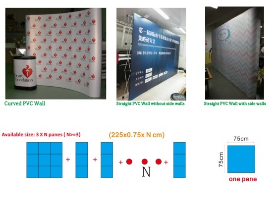 Custom PVC Material Advertising Exhibition Panel