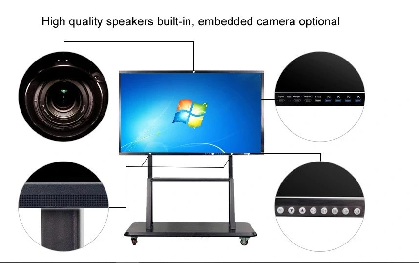 E-Fluence Hot 65-86 Inch LCD Touch Display Touch Monitor LCD Touch Screen Display Interactive Whiteboard Smart Board