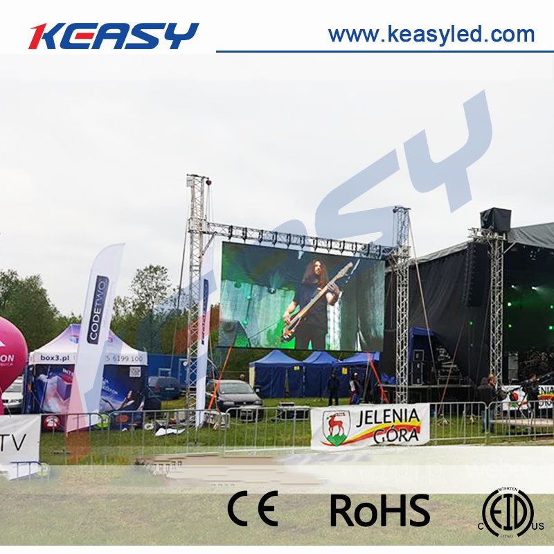 P4.8 High Brightness Outdoor Stage Event Rental LED Display Panel Screen