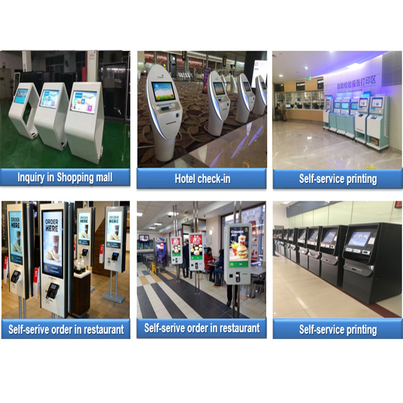 Digital Signage Movable Stylish Kiosk with Paying Function