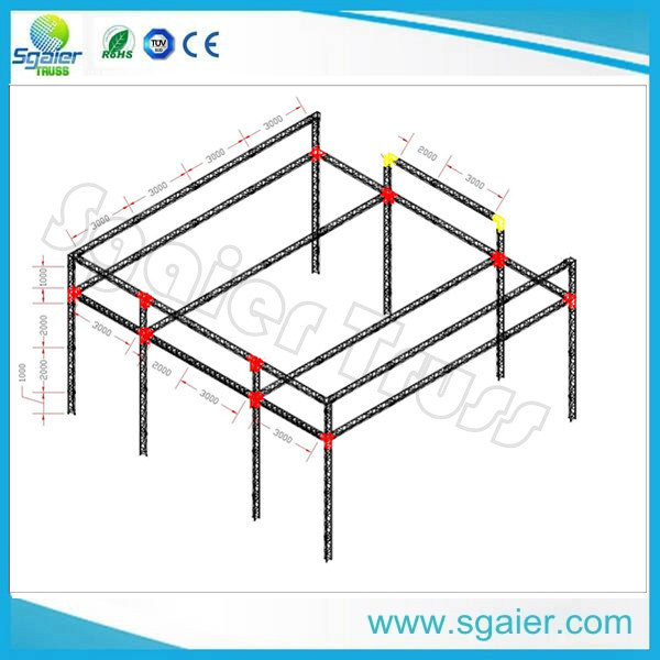 20*20 Feet Arch Trade Show Booth Exhibition Display Truss