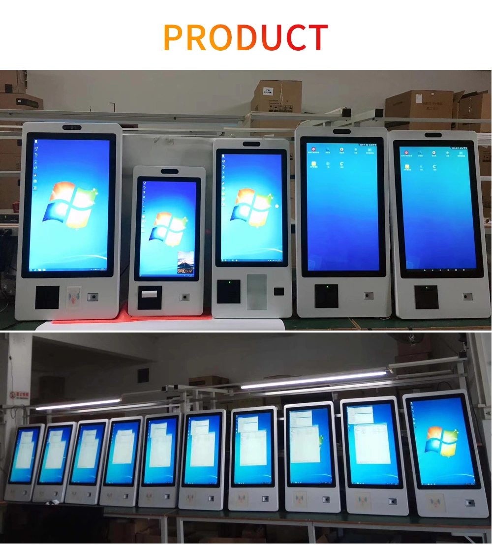 Hot Sale Self-Service Terminal Payment Printing Self Ordering Kiosk with Printer, Scanner, Camera