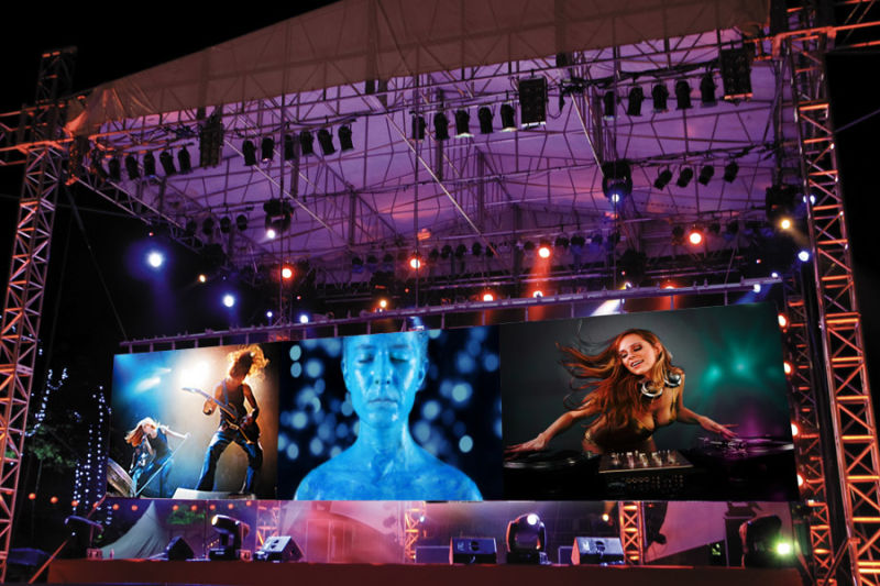P3.91 Full Color LED Display Panel Rental Video for Advertising