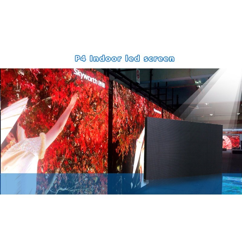 Hot Indoor P4 HD Video LED Display Large Screen Wall Cheap Price