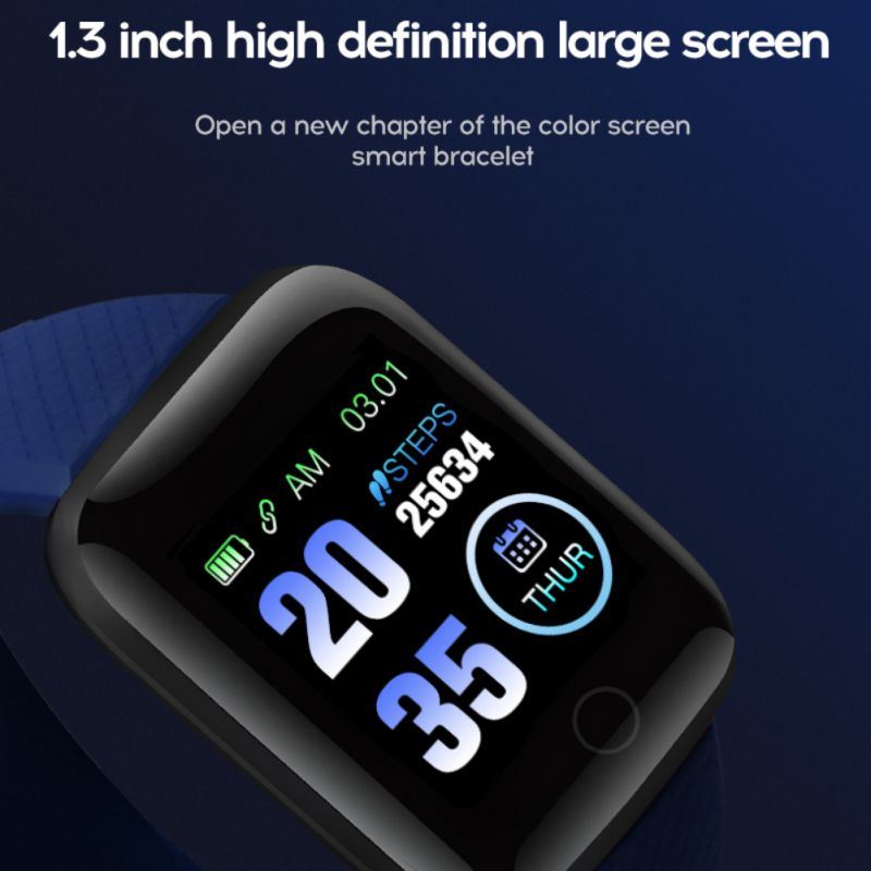 116 Smart Watch Fitness Tracker Smart Bracelet Waterproof Smart Wristband Smart Watch