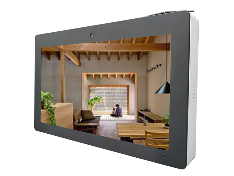Air-Cooled Horizontal Screen Wall Hanging Outdoor Advertising Machine-1 55 Inch Big LCD Advertising Display LCD Touch Monitor Touch Screen LED