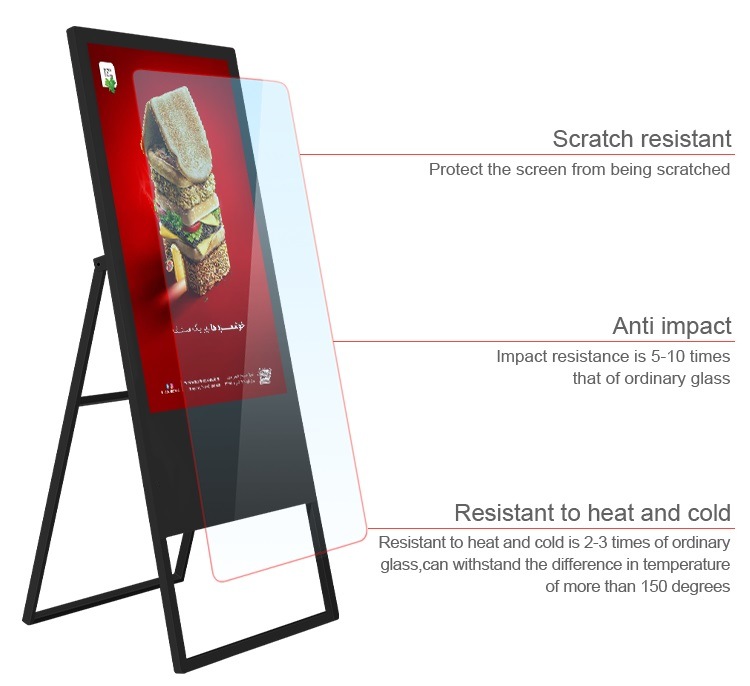 Android WiFi Porteble LCD Display for Advertising Digital Signage Display