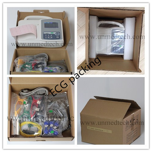 Portable Veterinary Six Channels Touch Screen ECG Machine Electrocardiograph