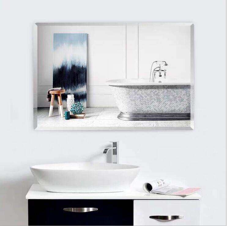 Large Full Wall Bathroom Wall Washing Mirror Wall Mounted Mirror Self-Adhesive Household Mirror