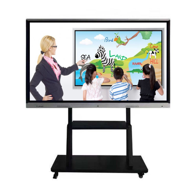 55" all-in-one PC high brightness 4K whiteboard interactive