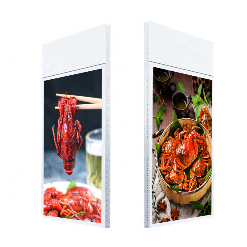 Landscape Double LCD Display 43" Inch Digital Display, LCD Advertising Display Digital Signage
