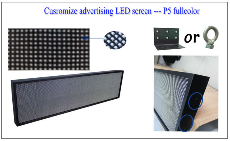 Easy Mount LED Panel Outdoor Pixel Pitch 4mm LED TV Screen Panel Fixed Installation LED Scrolling Message Board