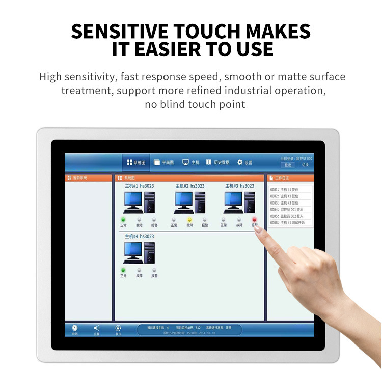 7 Inch Mini Touch Screens Tablet IP65 Waterproof All in One Fanless Industrial Panel Computer PC