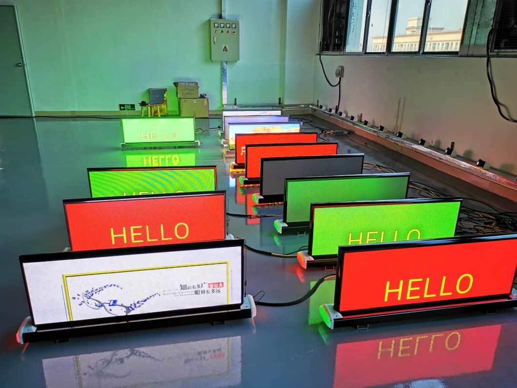 High Definition Car/Taxi Top LED Sign P5 RGB LED Screen