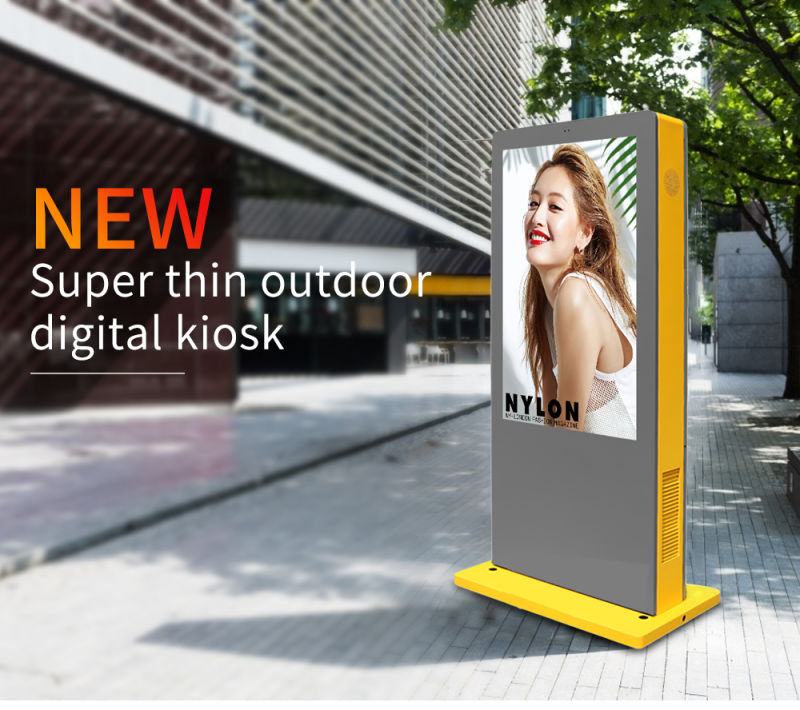 Outdoor Waterproof Kiosk LCD Advertising Display Digital Signage
