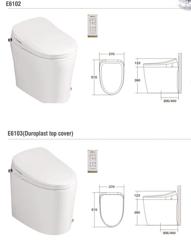 Sanitary Ware Feminine Wash Rear Wash Intelligent Smart Toilet