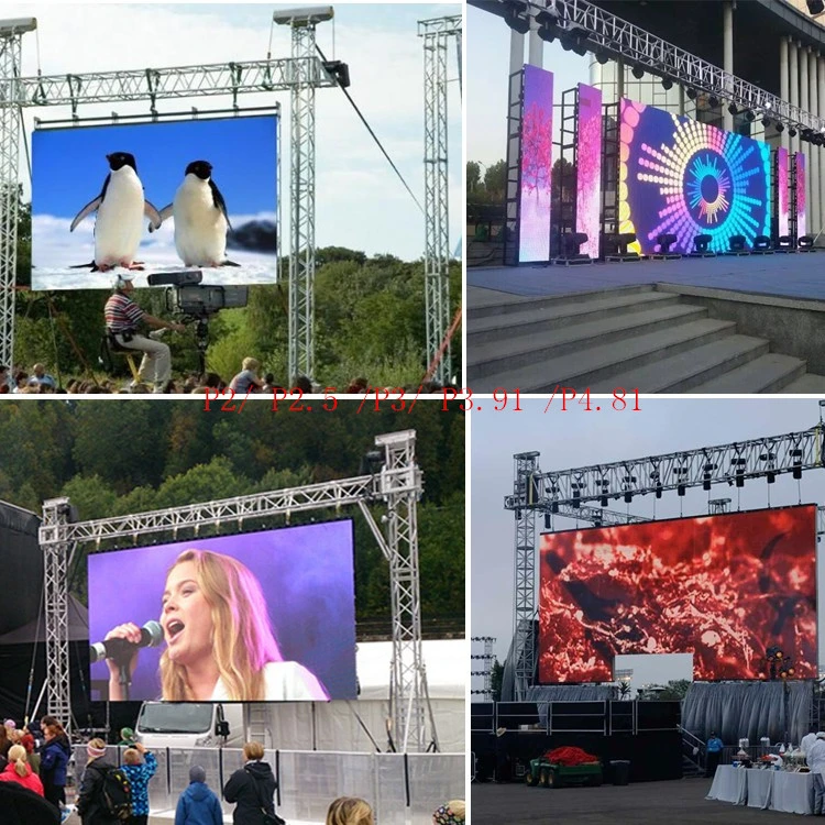 HD Full Color Outdoor Rental P3.91 Stage LED Video Wall Screen