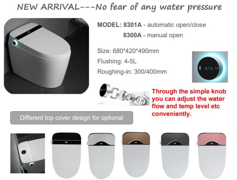 New Fashion Smart and Intelligent Toilet Cover