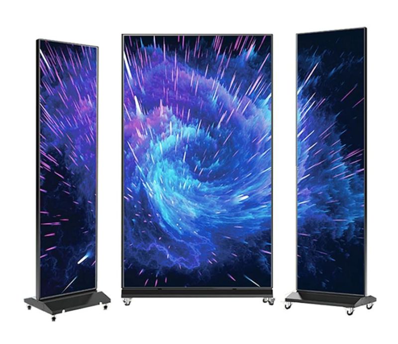 Full Color Indoor LED Commercial Advertising Display Screen/ Mirror Poster LED Screen
