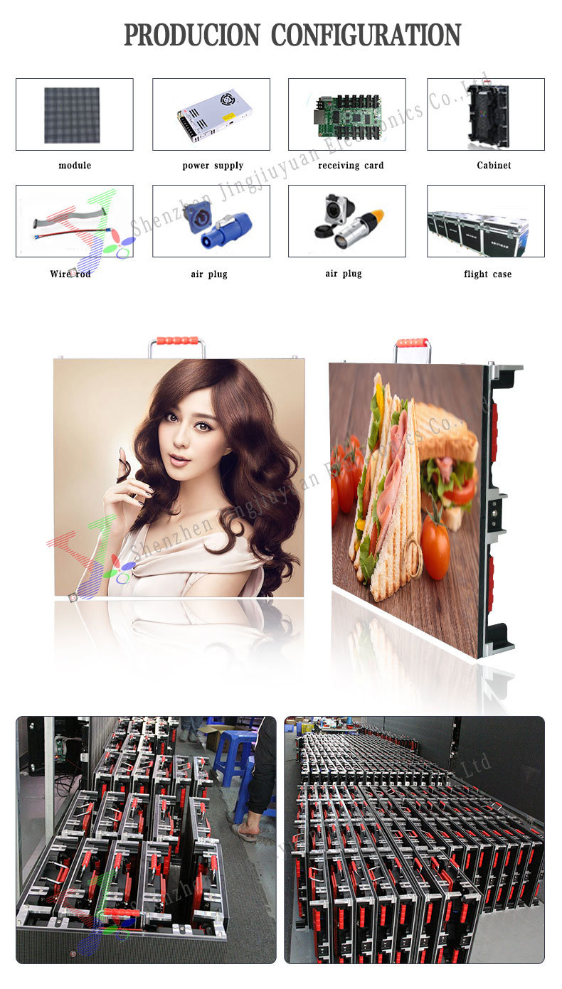Full Color SMD P3.91 Indoor Outdoor LED Screen for Advertising Rental LED Display