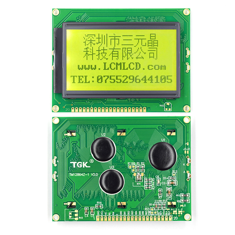 Stn LCD Screen 128X64 COB LCD Module Pinned LCD Graphics Display