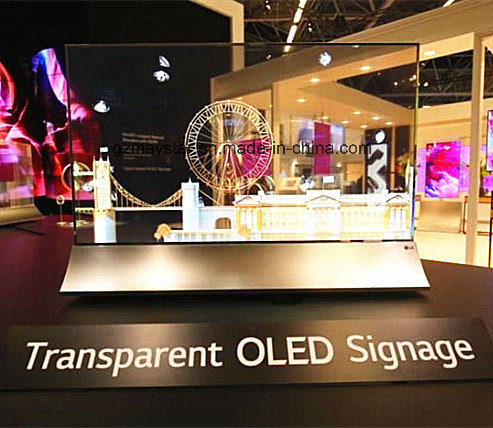 46 / 55 Inch Transparent OLED Signage / Transparent OLED Signs / Transparent OLED Touch Screen