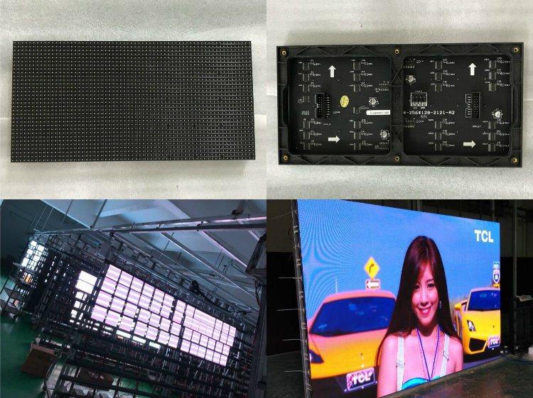 Easy Maintenance P3 P4 P5 P6 LED Fixed Display Screen Panel for Indoor Airport Advertising