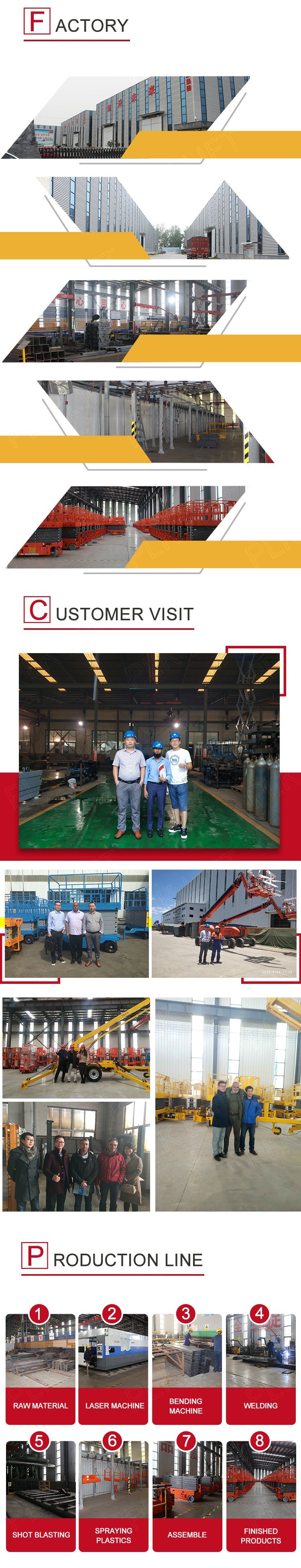 10m 14m Aluminum Lift Equipment Maintenance Working Platform Lift
