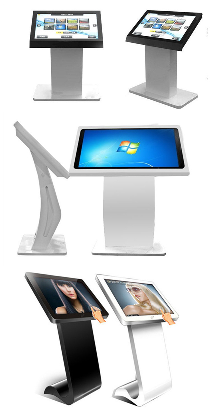 Horizontal Type Advertising Player 32 Inch Ad Display LED Outdoor Digital Signage Display Stand LCD Airport Digital Signage