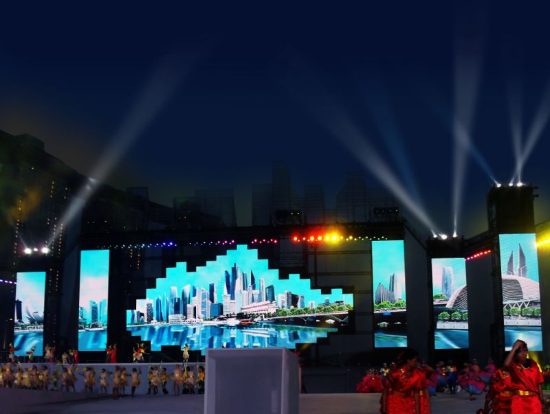 P3.91 Outdoor Rental Die-Casting Full Color LED Display for Stage