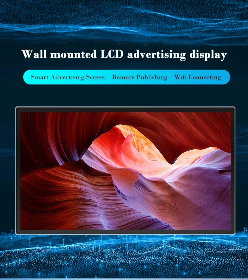 43 Inch Wall Mount Advertising Monitors for Digital Poster and Menu Board