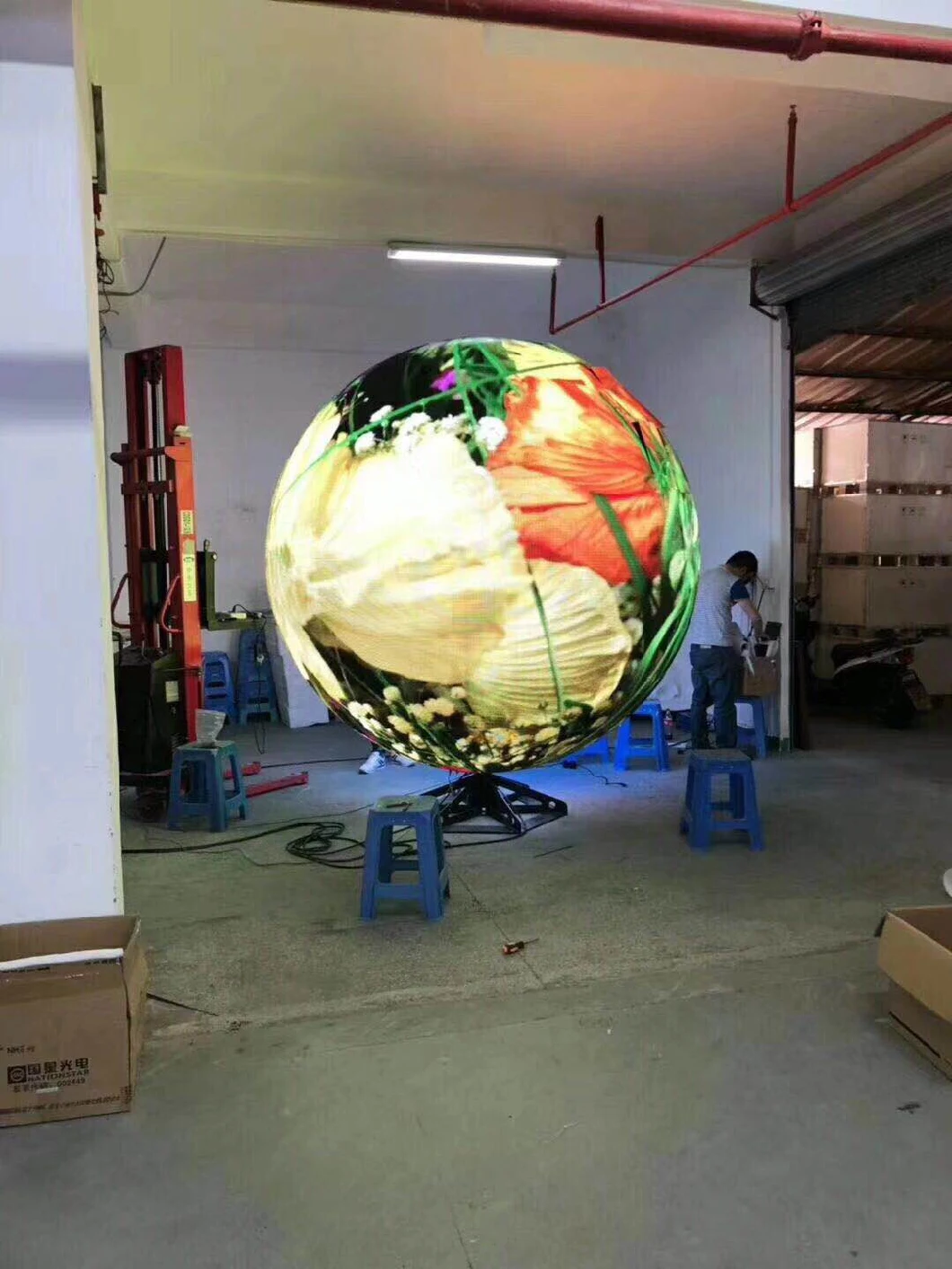 P3 LED Full Color Sphere Ball Shape LED Screen Display