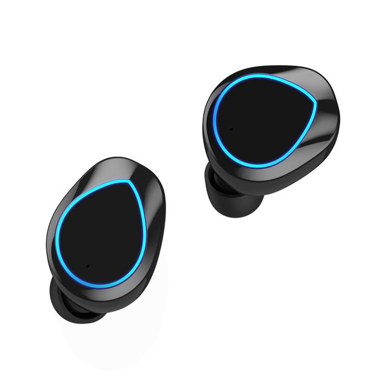 K08 Digital Screen HiFi Stereo Waterproof Sports Mini in Ear Earbuds Wireless Earphone with Mic
