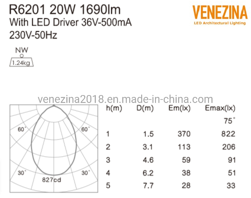 Recessed COB LED Downlight LED Ceiling Light LED Spot Light LED Light LED Down Light