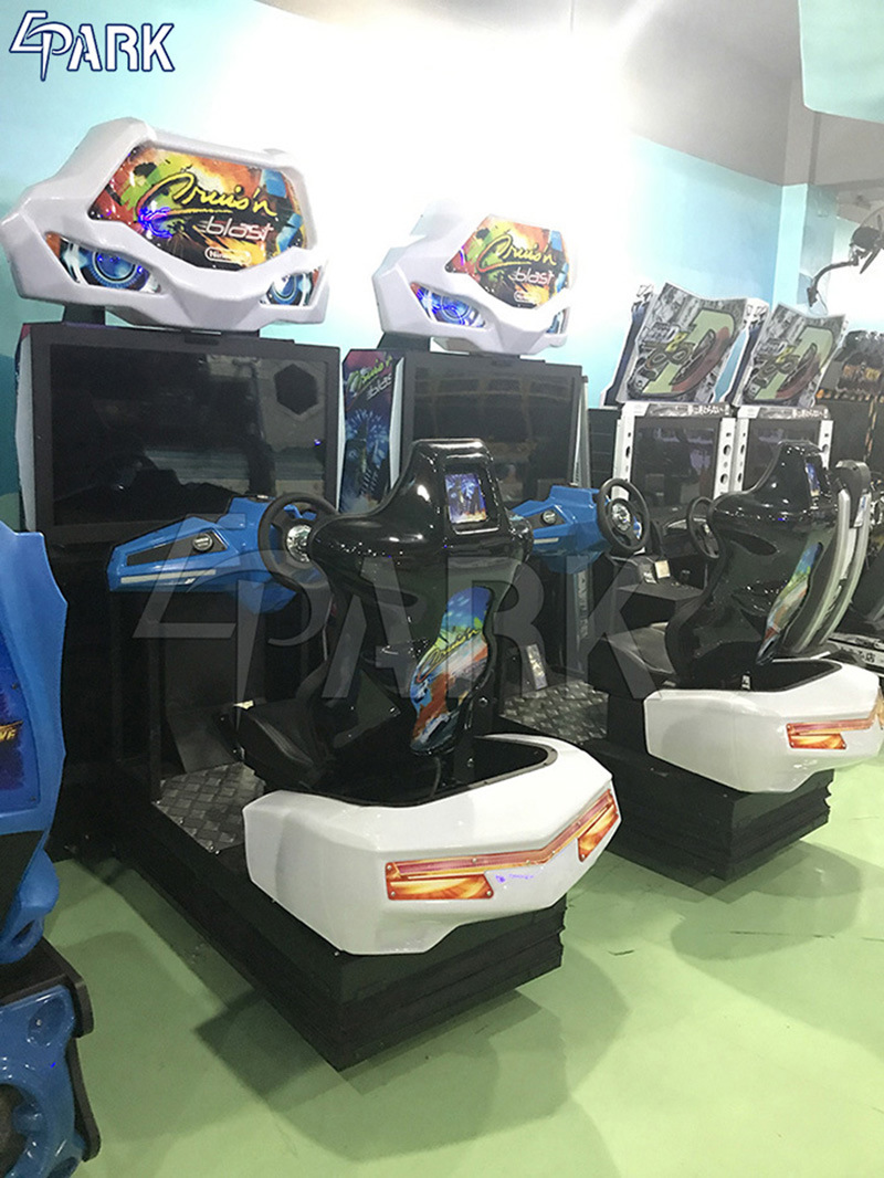 Racing Car Game Machine-a Simulator with Interactive a Chasis