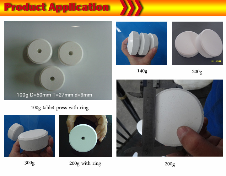 3 Inch TCCA Tablet Press for Trichloroisocyanuric Acid Tablets