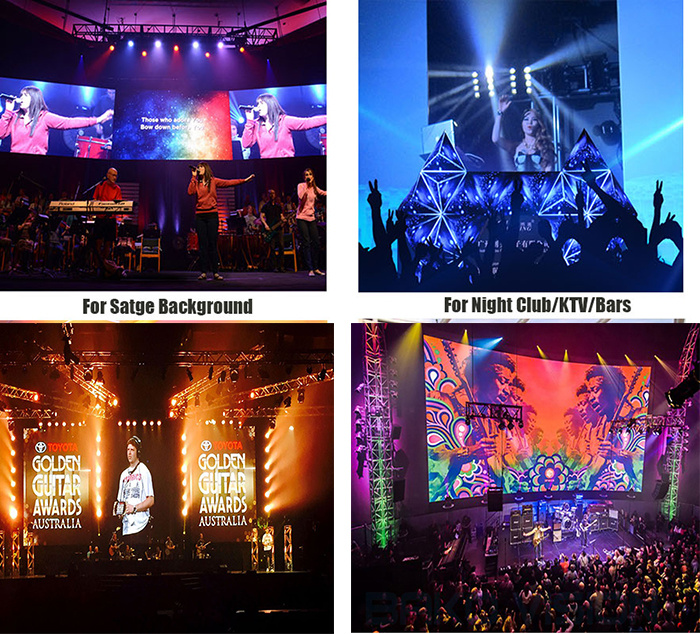 Indoor P3.91 Full Color Large LED Screen Display/ LED Rental Screen/ 500X500mm Cabinet