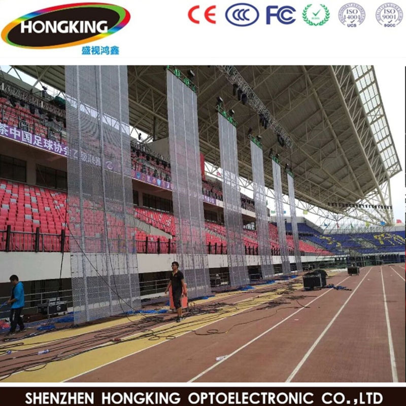 P3.9mm Shopping Mall Glass Window Wall Transparent LED Display
