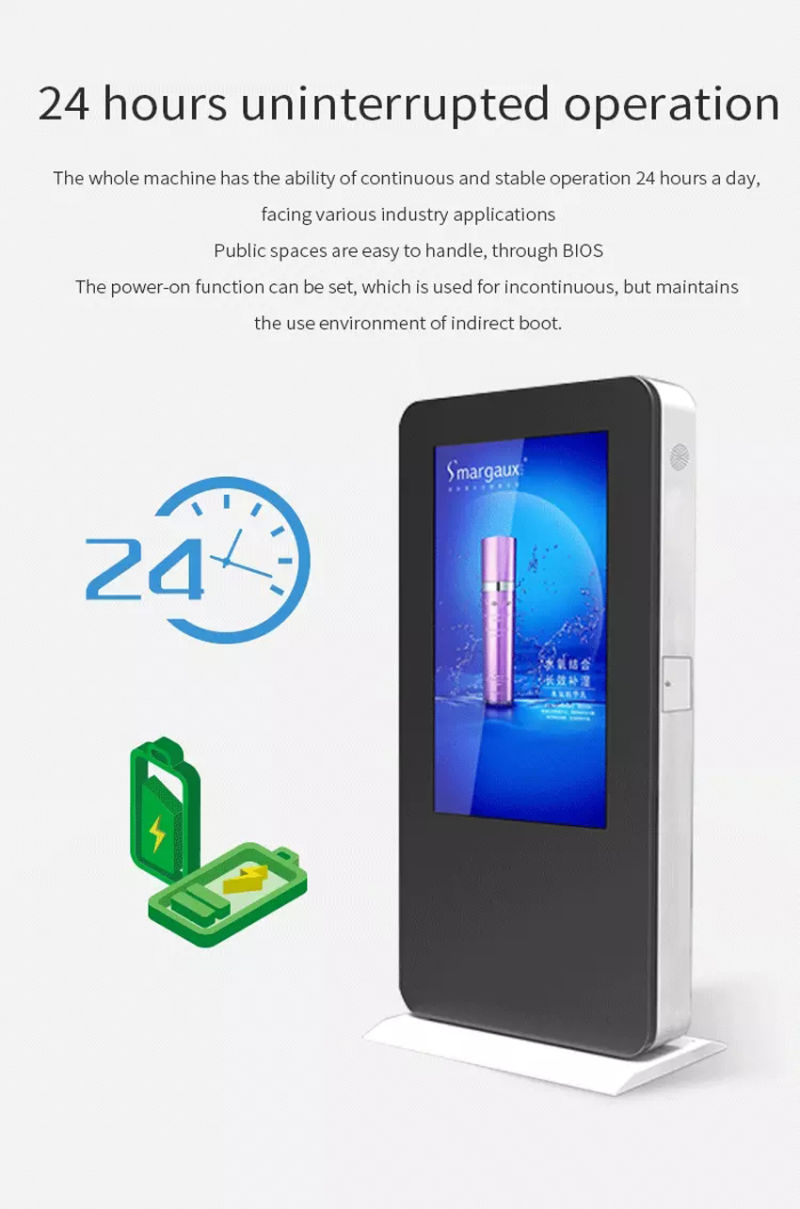 Outdoor Advertising LCD Display Digital Signage Outdoor Information Boards Kiosk