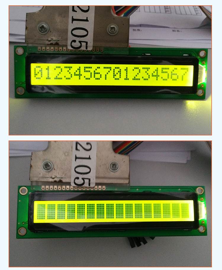 Low Power Custom Character DOT Matrix LCD Screen 16 Pin 8bit Parallel Stn 16X1 LCD Display Module