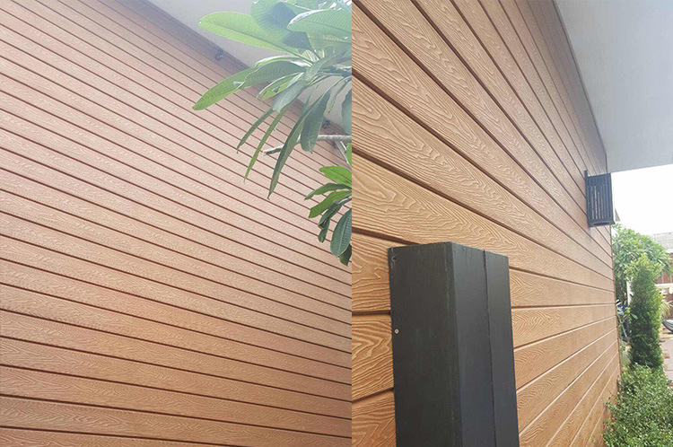 Factory Supply Exterior WPC Plastic Composite Wall Cladding Panel