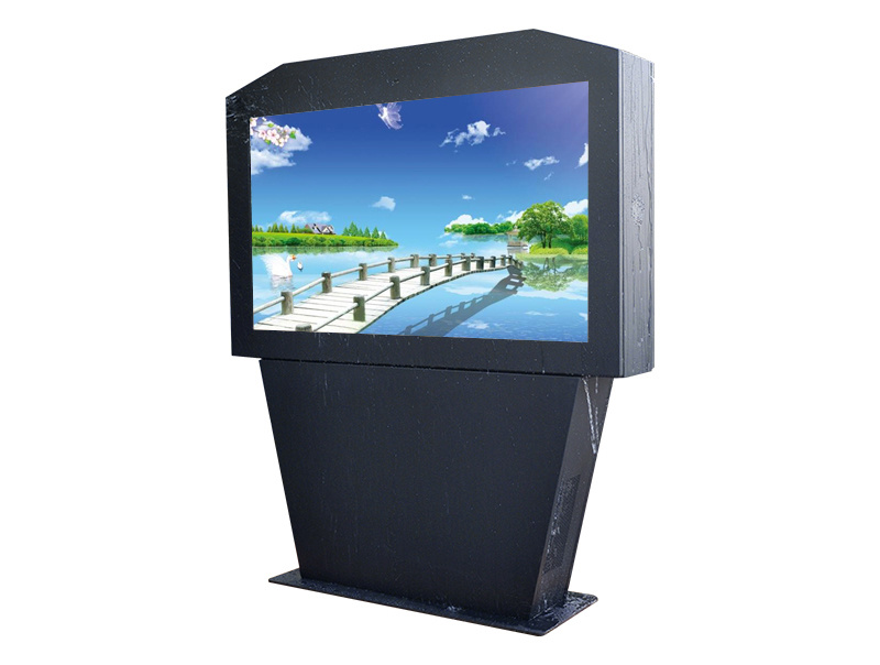 Air Conditioning Horizontal Screen Floor Outdoor Advertising Machine 65 Inch TFT Multi Media WiFi Advertising Display HD Digital Photo Frame Multi