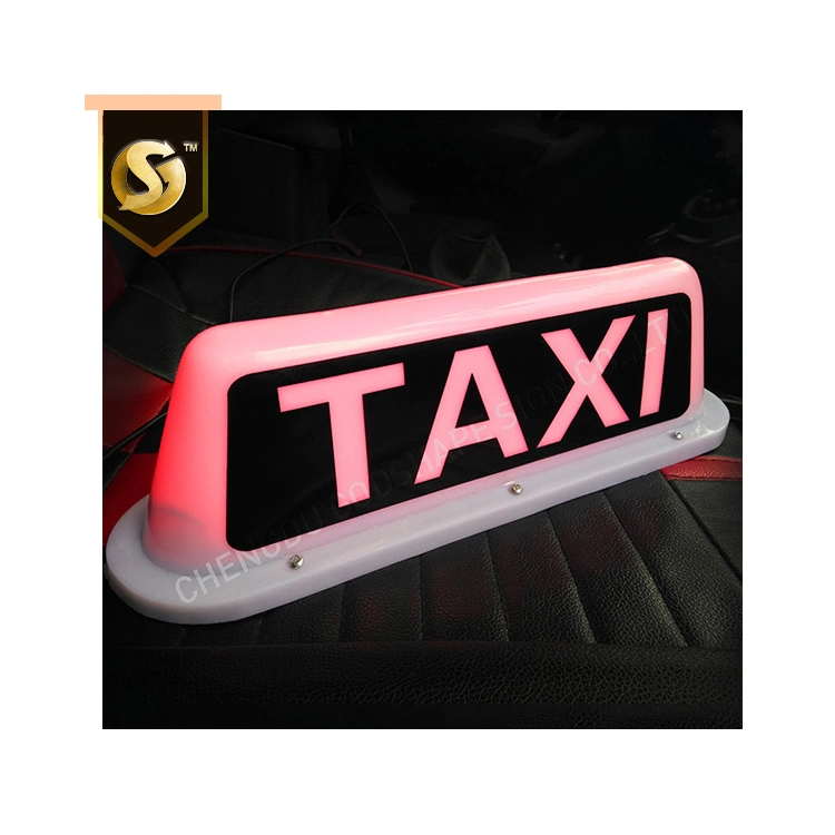 Letrero Taxi Lamp Magnetic Lighted Sign Taxi Sign LED