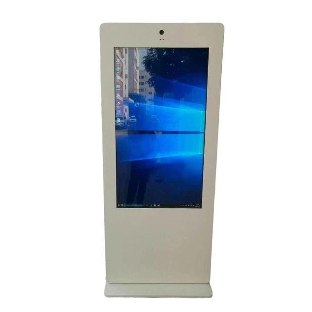55 Inch Outdoor Market LCD Advertising Player Digital Signage Display Stands Floor Standing Kiosk